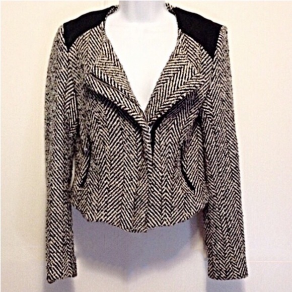 Karen Kane Mixed Media Moto Jacket - Picture 5 of 5